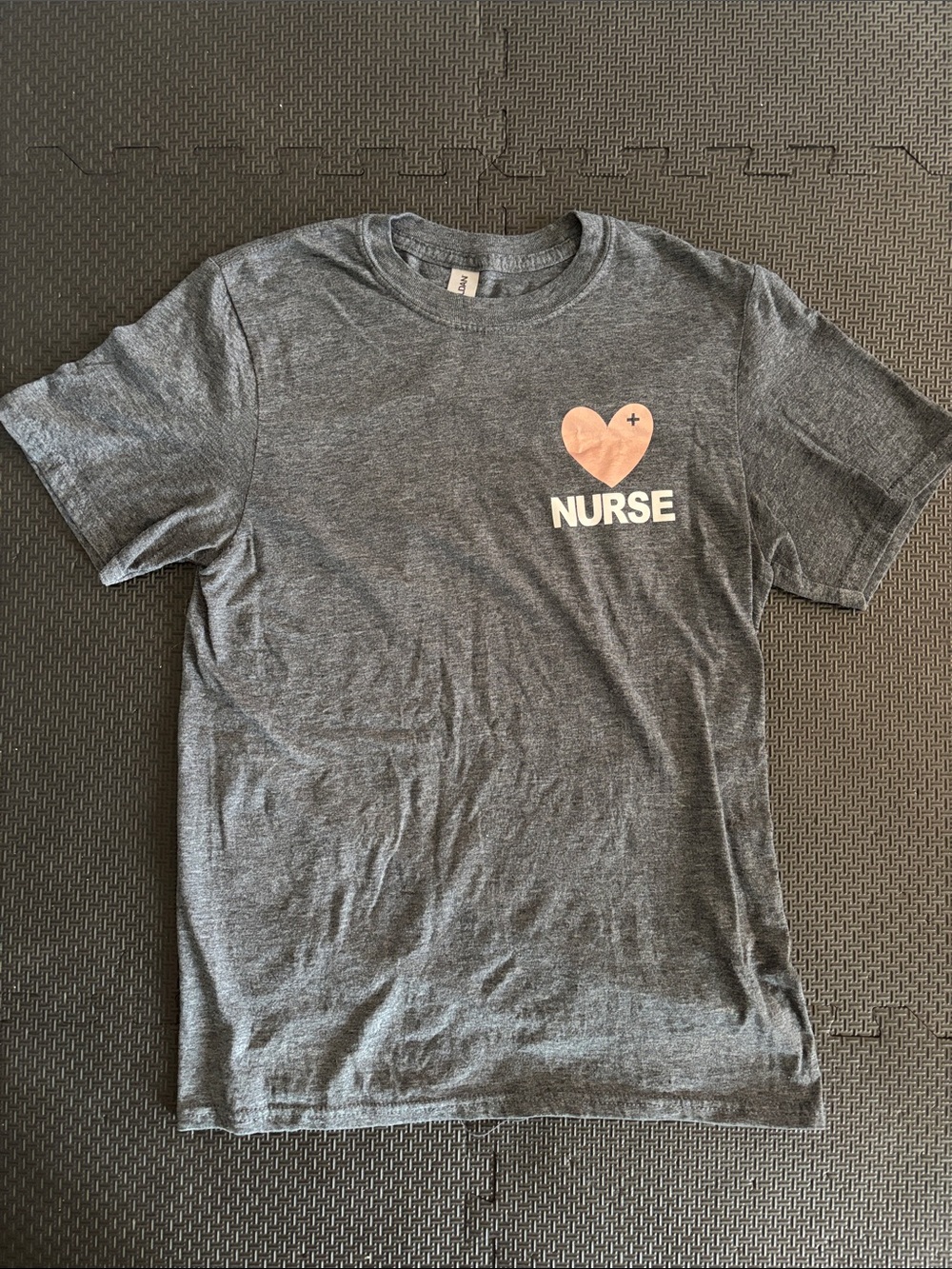 Women’s Gildan Soft Style Graphite Grey Nurse T-Shirt